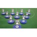 Subbuteo Andrew Table Soccer Manchester City 2007-2008 on Classic Hasbro Bases